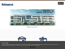 Tablet Screenshot of hinaco.es